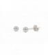 PENDIENTES PLATA BOLA 4MM