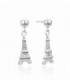 PENDIENTES TORRE EIFFEL PLATA